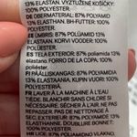 H&M NWT striped black and white push-up triangle light lift bikini top, size 12 Photo 5