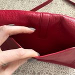 Tory Burch Red Pebble Leather Crossbody Bag Photo 6