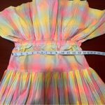 Anthropologie  Beatrice B Square Neck tired Rainbow dress Italy size 0 or XXS Photo 10
