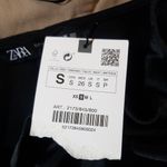 ZARA Womens Blouse Small Cropped Twist Runche Plunge Bohowestern Cowgirl Rodeo Photo 7