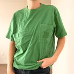 Vintage Jones Wear Crest Kelly Green Pocket Tee Shirt Size M Photo 0