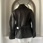 Vince 100% Lamb Leather Safari Jacket in Brown, Size M New w/Tag Retail $1495 Photo 8