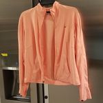 Nike ππ Coral Pink Zip Up Sports Jacket Photo 2