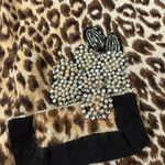 S Charlotte Silk and Angora Embroidered Beaded Sweater Black Photo 5