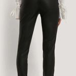 NA-KD  PU Side Slit Leggings XSmall EU34 Photo 2