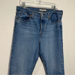 Levi's  Wedgie Straight Premium Jeans Jive Sound Button Fly Size‎ 32 Photo 2