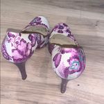 Burberry - Was $100 now $60 floral purple 4 inch heel leather sole 40.5 or… Photo 11