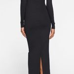 SKIMS  Body Long Slip Dress in Onyx, Size X-Small Photo 8