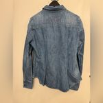 1969 SAP JEANS WOMEN SIZE Large DENIM LONG SLEEVE TOP Western Cowgirl Blue Photo 3