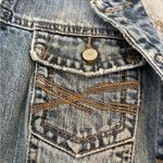 Aeropostale  Distressed Jean Jacket Size Large Medium Wash Trucker Retro L4 Photo 4