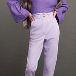 Anthropologie Jessy B  Paper-bag Waist Purple Jeans Photo 0
