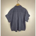 Madewell  Shirt Women's Size XXL Black Lunar Wash Denim Button Up Classic Photo 4