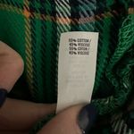 Aerie  Flannel Plaid‎ Top Women's Size S Green/Blue Button Down Front Pocket NWT Photo 6
