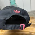 Adidas  Black Pink Nylon Lightweight Adjustable Back Strap Baseball Hat Cap Photo 7