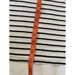 Striped Casual T Shirt School Preppy Semi Opaque Everyday Classic Workwear Work White Photo 7