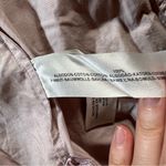 Massimo Dutti  Mauve pink washed pinstripe 100% Cotton Button Down Blouse Small Photo 5