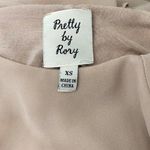 Pretty by Rory Nude Blush Chiffon Maxi Slip Dress Size XS Photo 3