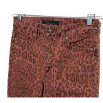 joe's jeans Charlie High Rise Skinny Ankle Womens 27 Leopard Animal Print Casual Photo 2