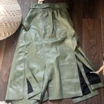 ECO LEATHER SLITS AROUND SKIRT Size 4 Photo 5