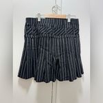 Like an angel Y2K vintage  pin stripe double belted mini skirt black small Photo 2