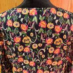 Flora by rockflowerpaper Cotton Beach Shirt Tunic Cover Up Navy‎ Blue Size Small Photo 7