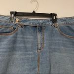 Crest Jeans The Collection Distressed Embellished Denim Skirt Sz: 23/24 Blue Size undefined Photo 2