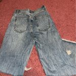 Princess Polly asymmetrical wide leg jeans Photo 4