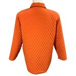 Susan Graver  Quilted Utility Jacket Size S Orange Barn Equestrian Cabincore Photo 4