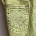 Chico's Chico’s Platinum Lime Green Ankle Jeans Photo 2