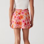 Urban Outfitters  Pink Rosie Notched Pelmet Mini Skirt Size Medium Photo 2