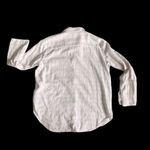 Madewell white gray plaid size small flannel button up Photo 2