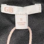 Gianni Bini Juniors GB Woven Black Velvet Corset Crop Top Size Small Photo 2