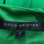 David Meister  Green Cross Front Green Dress Women’s 2 Photo 2