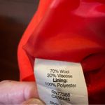 J.Crew The Pencil Skirt Red Wool Professional Skirt Size 0 Photo 6