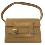 Fendi Vintage Square Flap Tan Leather Shoulder Bag Photo 10