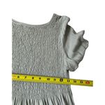 Urban Romantics  Green Smocked Short Sleeve Top Women's Size Medium | 47-18 Photo 4