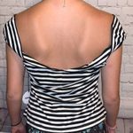 About Us NWT  Black & White Striped Blouse Photo 1
