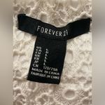 Forever 21 NWT F21 White Cream Crochet Lace Shorts - Large Photo 5
