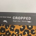 Who What Wear ,Animal Print,Cropped,High Rise, Stretch Pants,Size 4,New With Tags Photo 3