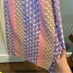 BUCKETLIST S Patchwork jumpsuit w/pockets one piece FLAW smocked bodice wide leg Purple Photo 4