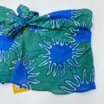 Mango Simon Miller X Blue Tropical Printed Crop Top Size L NWT Photo 3