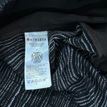 Athleta Arrival Pants in Amara Stripe Black Ankle Length High Rise size 4 Photo 7