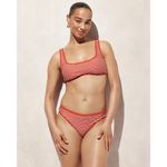 J.Crew  Hipster‎ Full-coverage Bikini Bottom in Reversible Print Brand New Photo 3