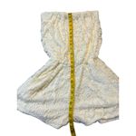 Ariella White Lace Strapless Romper - Size Small Photo 4