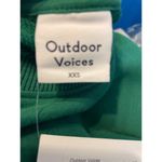 Outdoor Voices Women's Size XXS Picking Flowers Cropped Sweatshirt Green NWT Photo 6