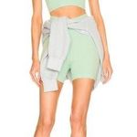 Free People NEW Throw Short Ribbed Bike Shorts in Turquoise Mint Size M Women's Photo 0