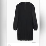 Aritzia Wilfred Pleated Chiffon Daydreamer Mini Dress Sz M Photo 6