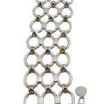 Stella & Dot Jewelry Marnie Link Bracelet Gold/Silver | Size: Fits Sm- Lg Wrists Photo 4