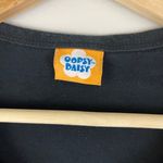 Cosmic Debris Oopsy Daisy Vintage Y2K 2000’s Black Warning! Out Of Control Tee Photo 6