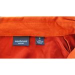 Westbound  Blouse Blazer Women's 1X Orange Pleated Long Sleeve Photo 5